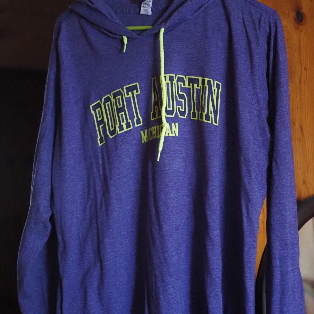 Port Austin logo Long Sleeve with Hood
